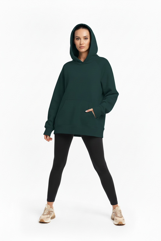 CloudWeave™ Unisex Hoodie (green, eclipse or black)