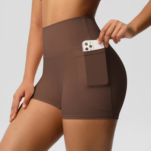 Pocketed Yoga Shorts