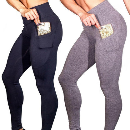 Push Up Black Leggings High Waist