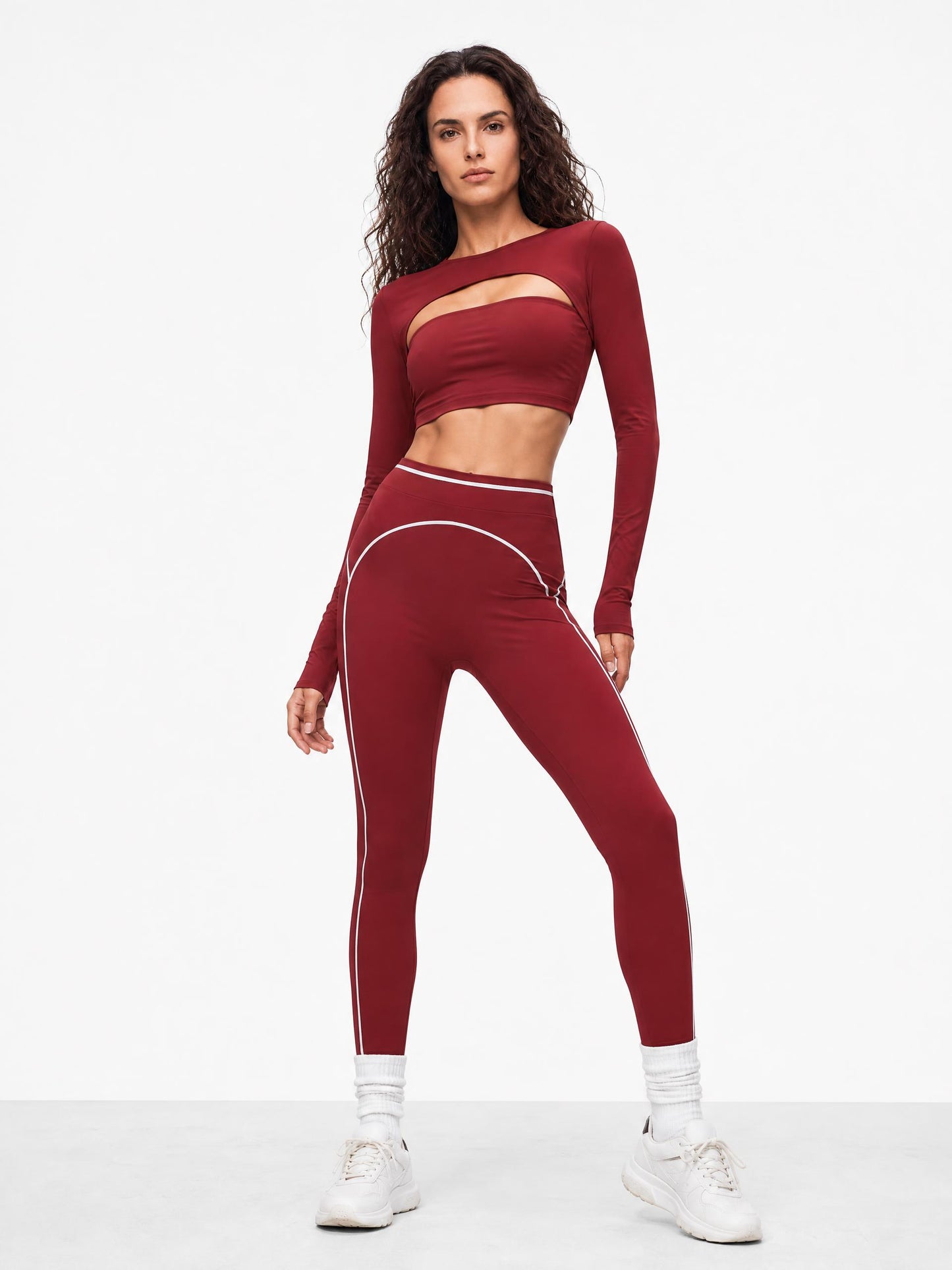 Women's High Rise Topstitching Leggings