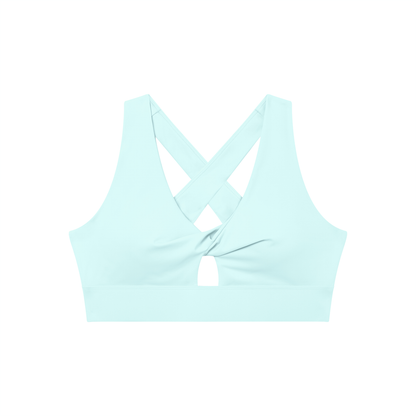 Women's Twist Front V-Neck Sports Bra
