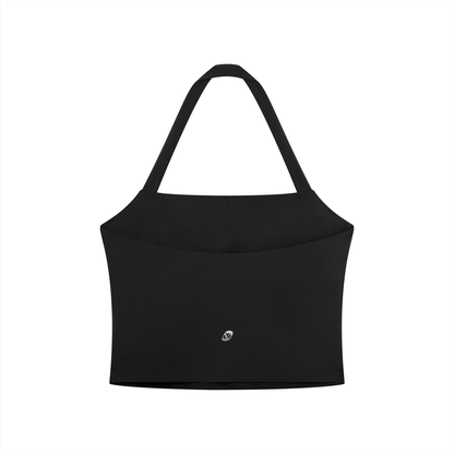 Women's Halter Crop Sports Bra