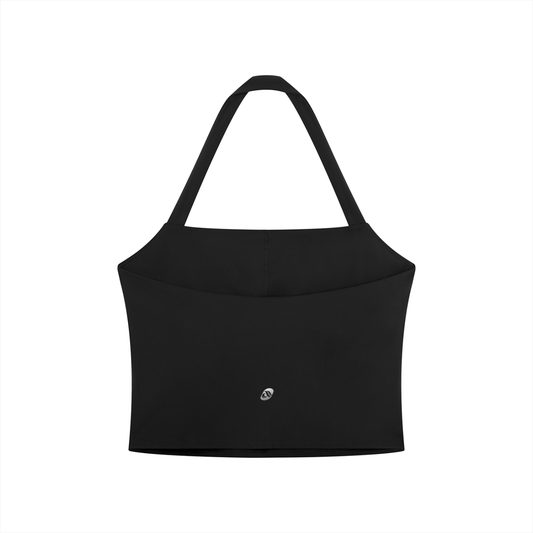Women's Halter Crop Sports Bra