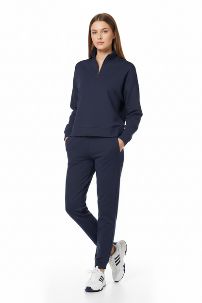 Womens Perform Quarter Zip (Navy, Gray, Black)