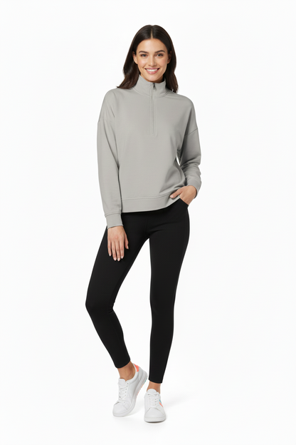 Womens Perform Quarter Zip (Navy, Gray, Black)