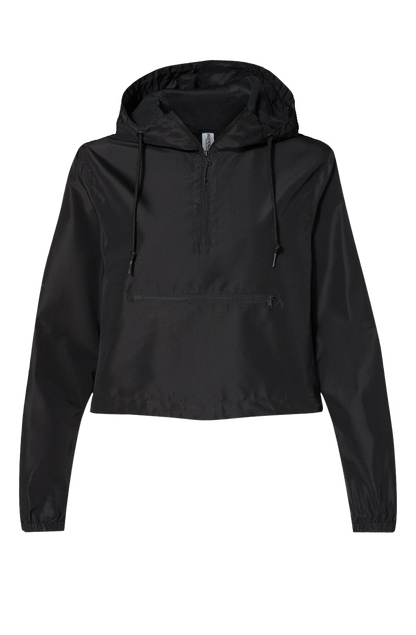 Lightweight Pullover Crop Windbreaker
