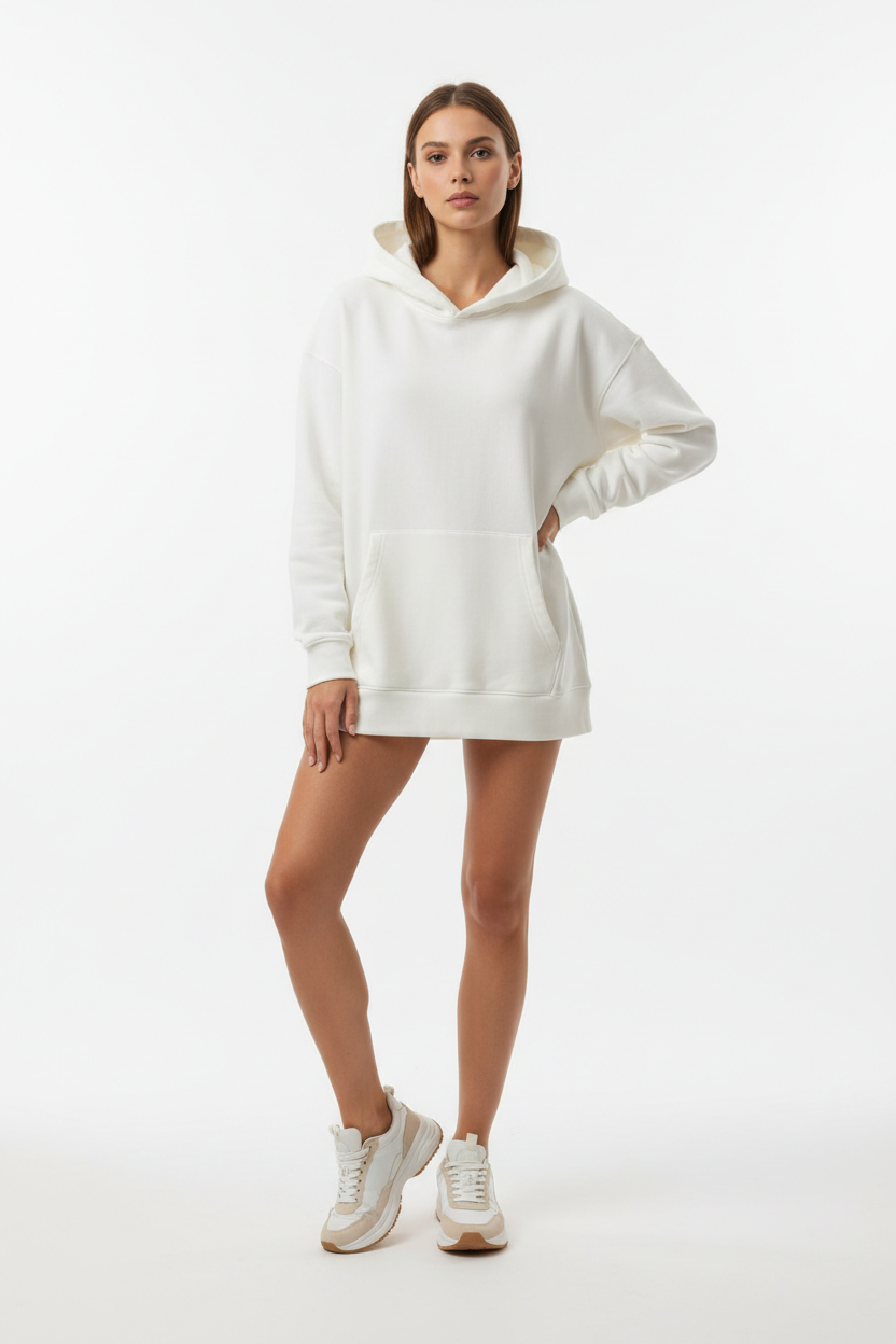 CloudWeave™ Unisex Hoodie (espresso, parchment or mineral)