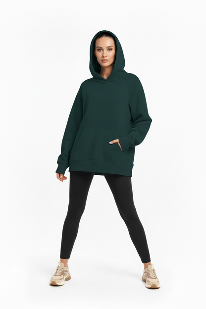CloudWeave™ Unisex Hoodie (green, eclipse or black)