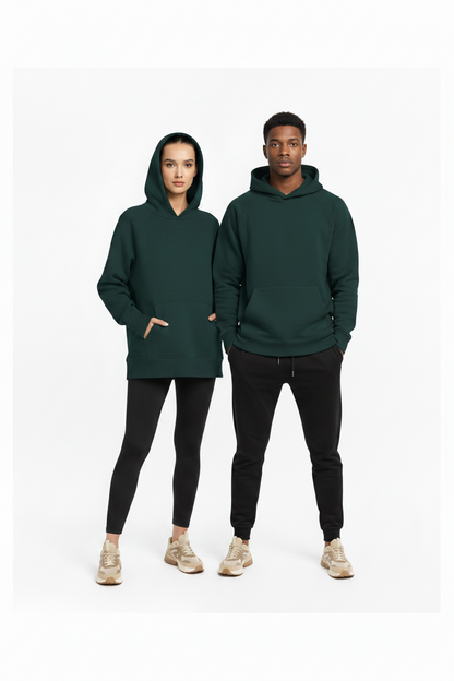 CloudWeave™ Unisex Hoodie (green, eclipse or black)