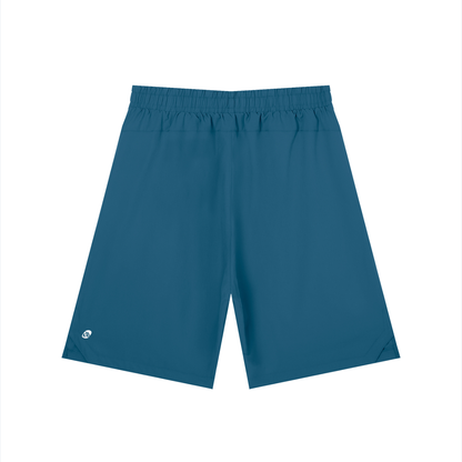 Men’s Solid Elastic Waist Shorts
