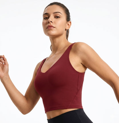 Women's U-Neck Yoga Sports Bra