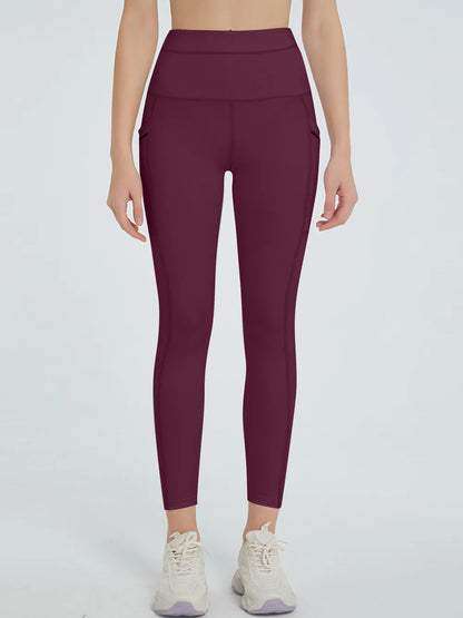 High Waist Active Leggings With Pockets