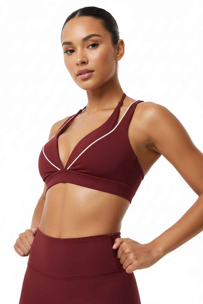 Vera Halter Neck Yoga Sports Bra