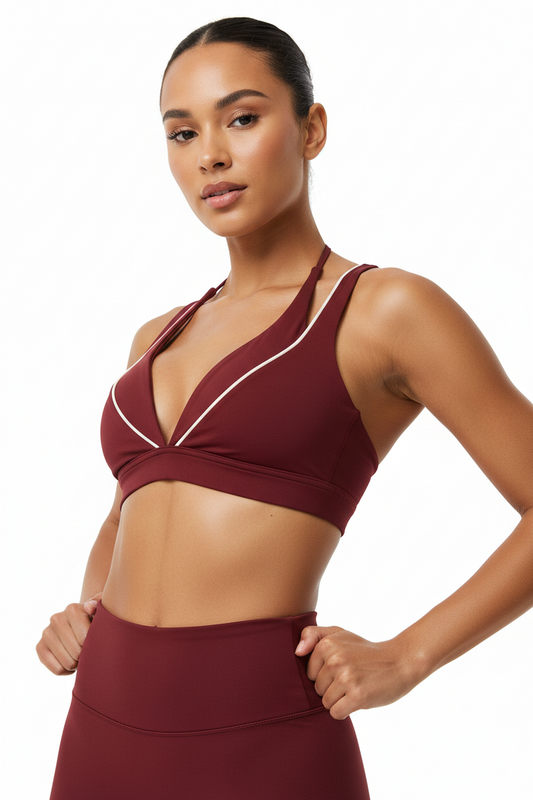 Vera Halter Neck Yoga Sports Bra