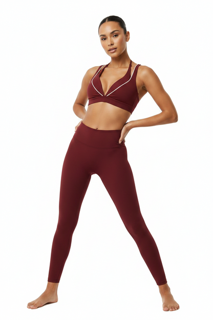 Vera Halter Neck Yoga Sports Bra