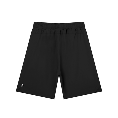 Men’s Solid Elastic Waist Shorts