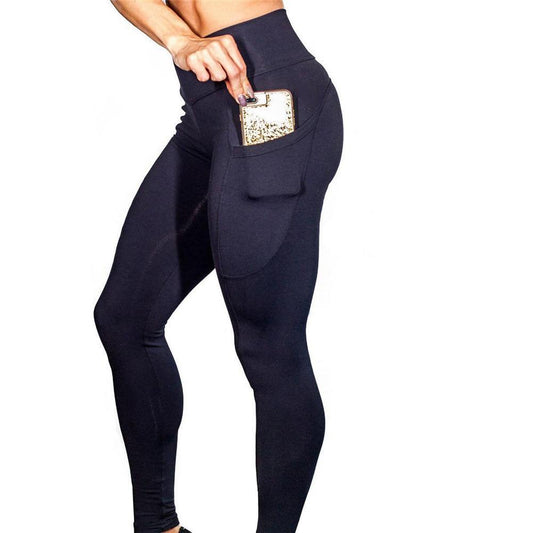 Push Up Black Leggings High Waist