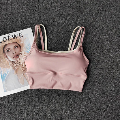 Breathable Sports Bra - Shockproof Fitness Tops