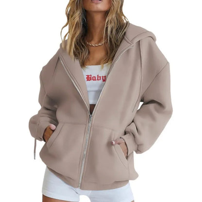 Stylish Zip Up Sweatshirt