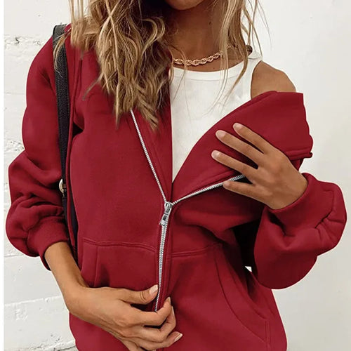 Stylish Zip Up Sweatshirt
