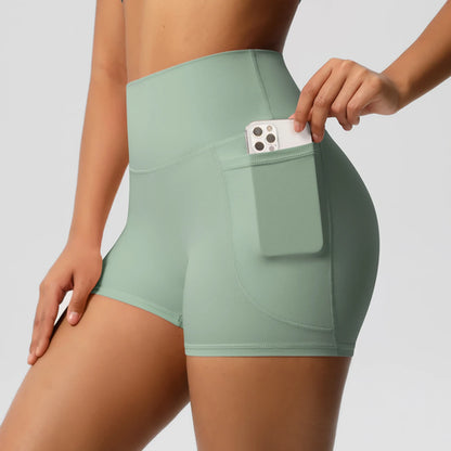 Pocketed Yoga Shorts