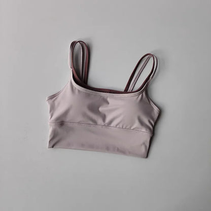 Breathable Sports Bra - Shockproof Fitness Tops