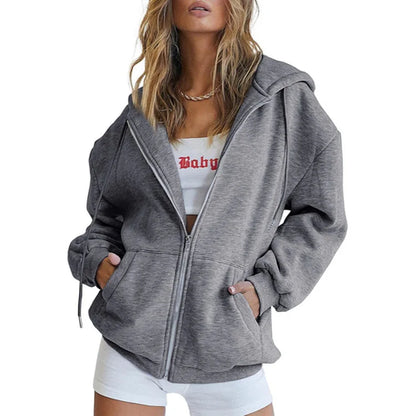 Stylish Zip Up Sweatshirt