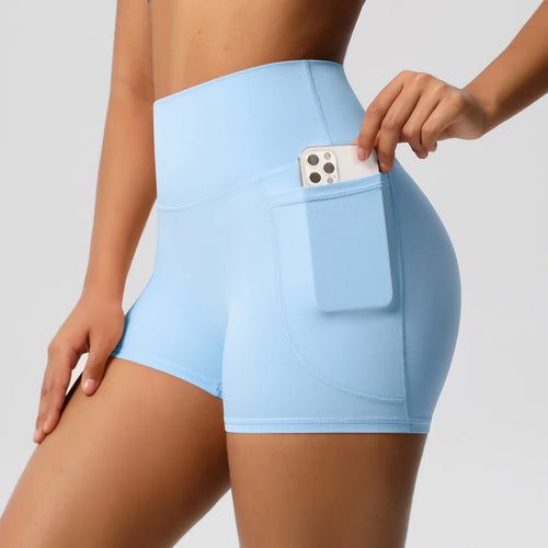 Pocketed Yoga Shorts
