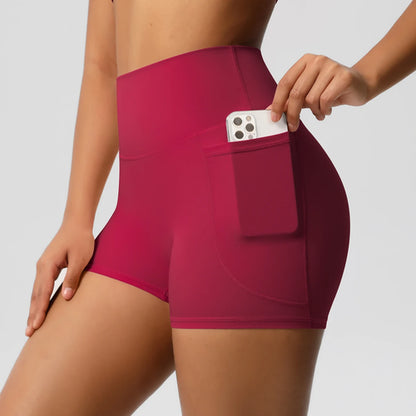 Pocketed Yoga Shorts