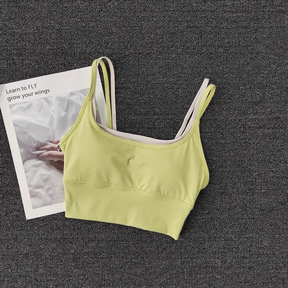 Breathable Sports Bra - Shockproof Fitness Tops