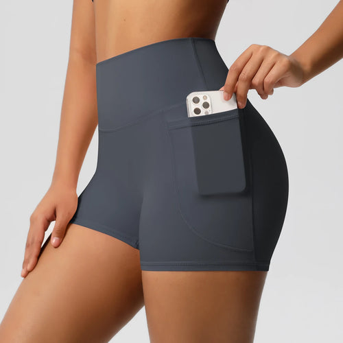 Pocketed Yoga Shorts