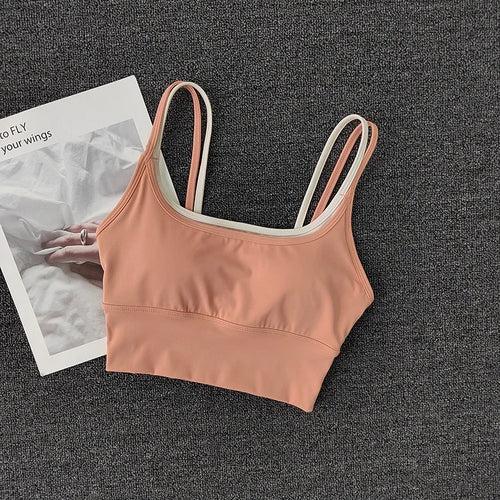 Breathable Sports Bra - Shockproof Fitness Tops