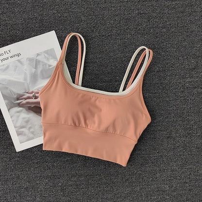 Breathable Sports Bra - Shockproof Fitness Tops