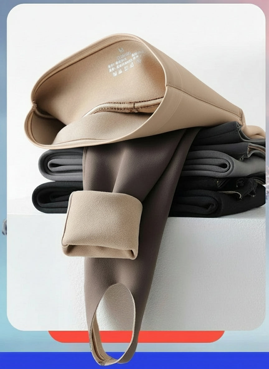 Rabbit Fleece Thicken Boots Leggings