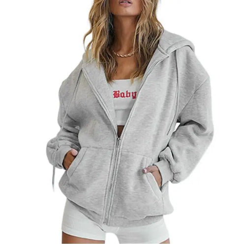 Stylish Zip Up Sweatshirt