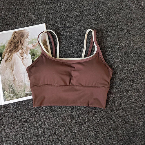 Breathable Sports Bra - Shockproof Fitness Tops