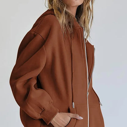 Stylish Zip Up Sweatshirt