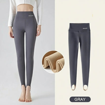 Rabbit Fleece Thicken Boots Leggings