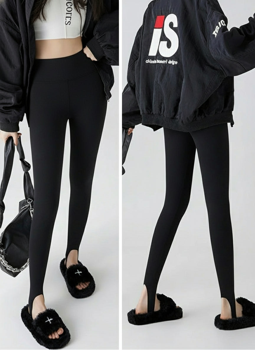 Rabbit Fleece Thicken Boots Leggings