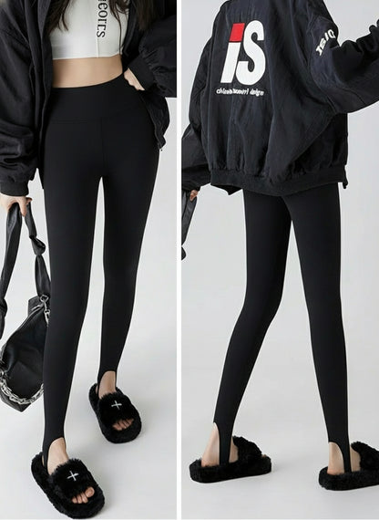 Rabbit Fleece Thicken Boots Leggings