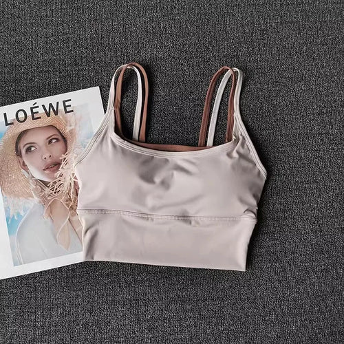 Breathable Sports Bra - Shockproof Fitness Tops