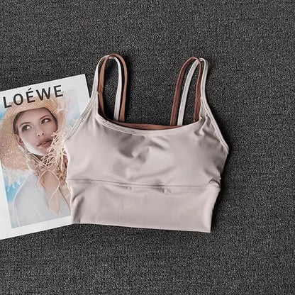 Breathable Sports Bra - Shockproof Fitness Tops