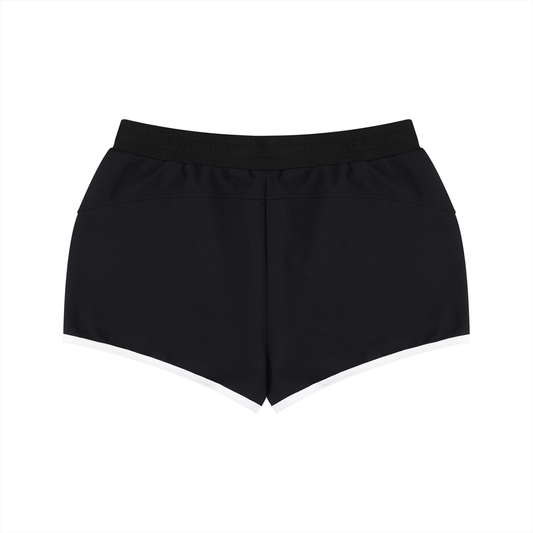 Women's Retro Contrast Binding Shorts