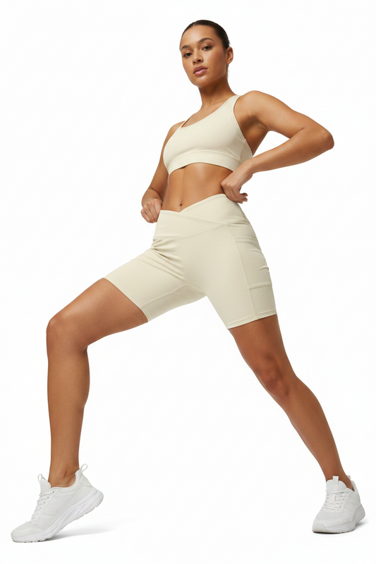 Women’s High Rise Pocket Yoga Shorts