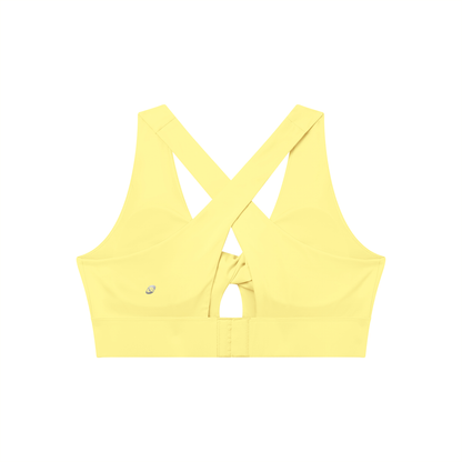 Women's Twist Front V-Neck Sports Bra
