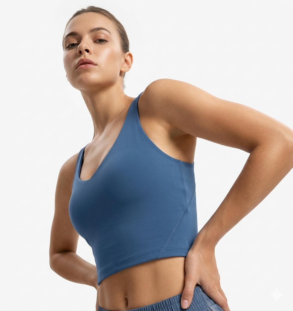 Women's U-Neck Yoga Sports Bra