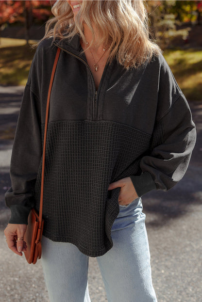Half-Zip Knit Pullover