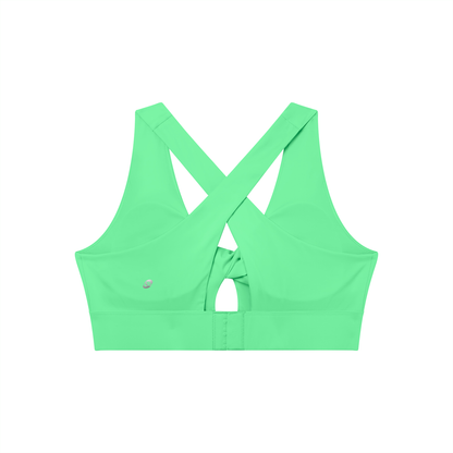 Women's Twist Front V-Neck Sports Bra