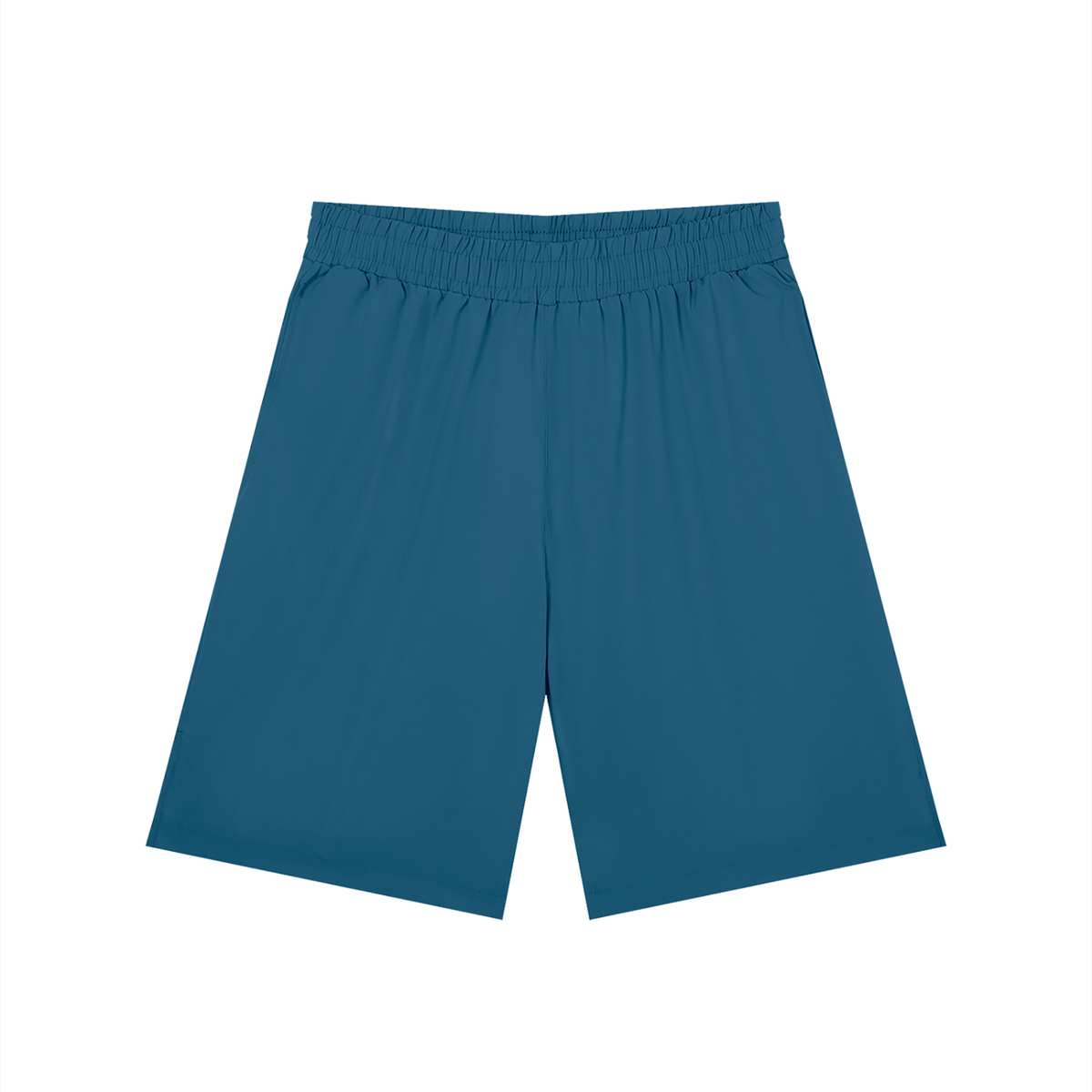 Men’s Solid Elastic Waist Shorts