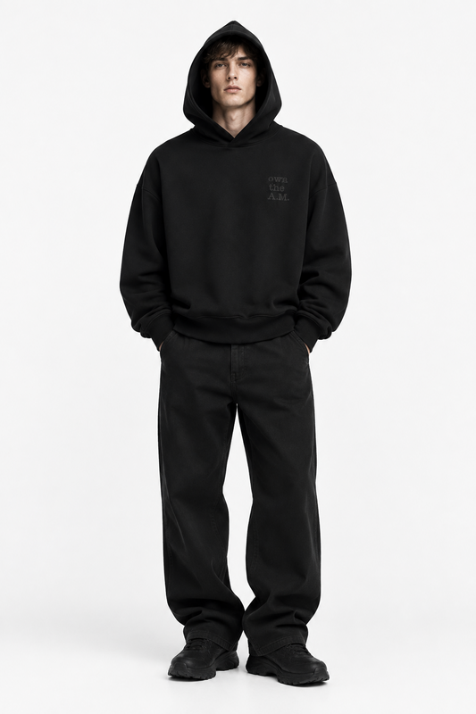 Fleeced Boxy Hoodie
